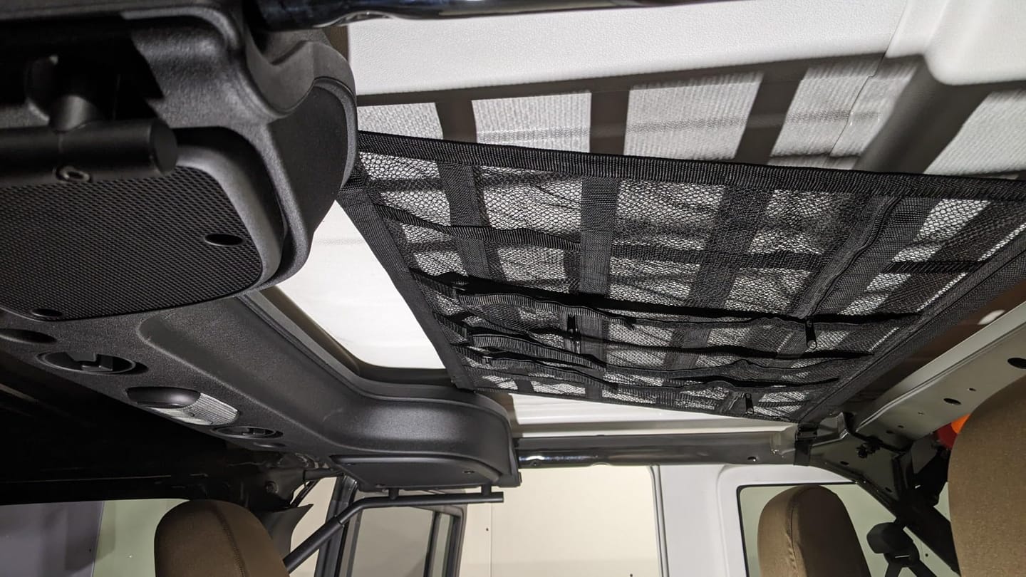 Customer photo review of Sky-Stow™ Car Ceiling Storage Net