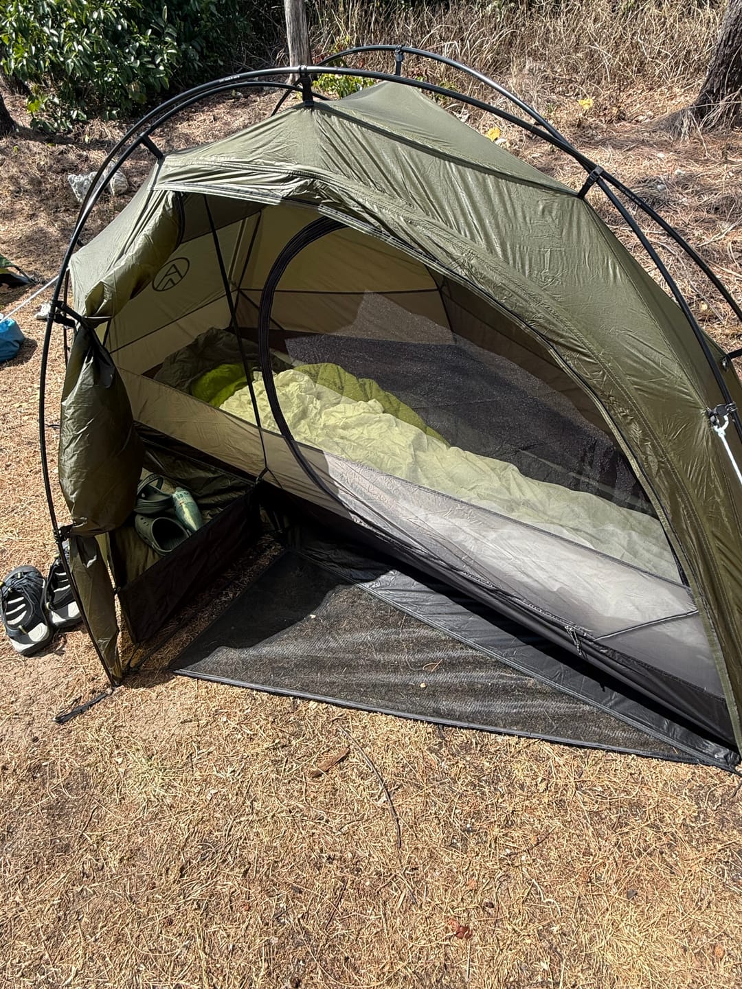 Customer photo review of Lightweight Tent - 1P