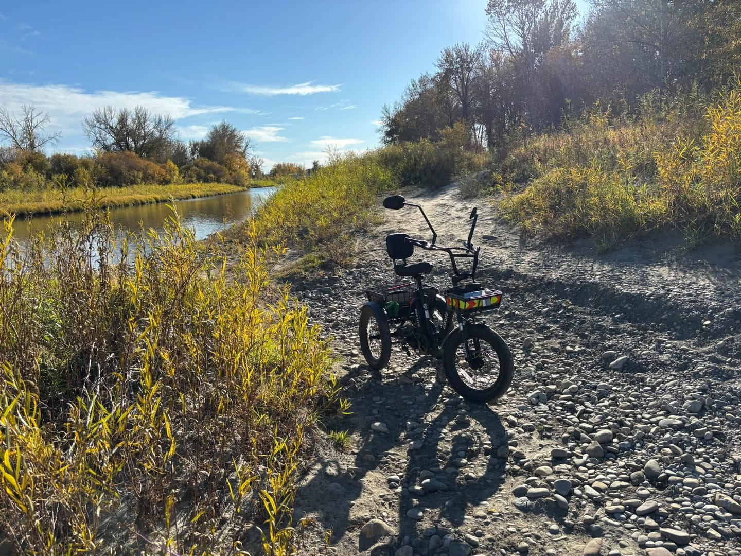 Customer photo review of Eskute® T300 Max Folding Electric Trike with Reverse Function