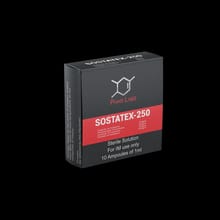 Customer's black box of Sostatex-250 Phar Labs Silver with red label.