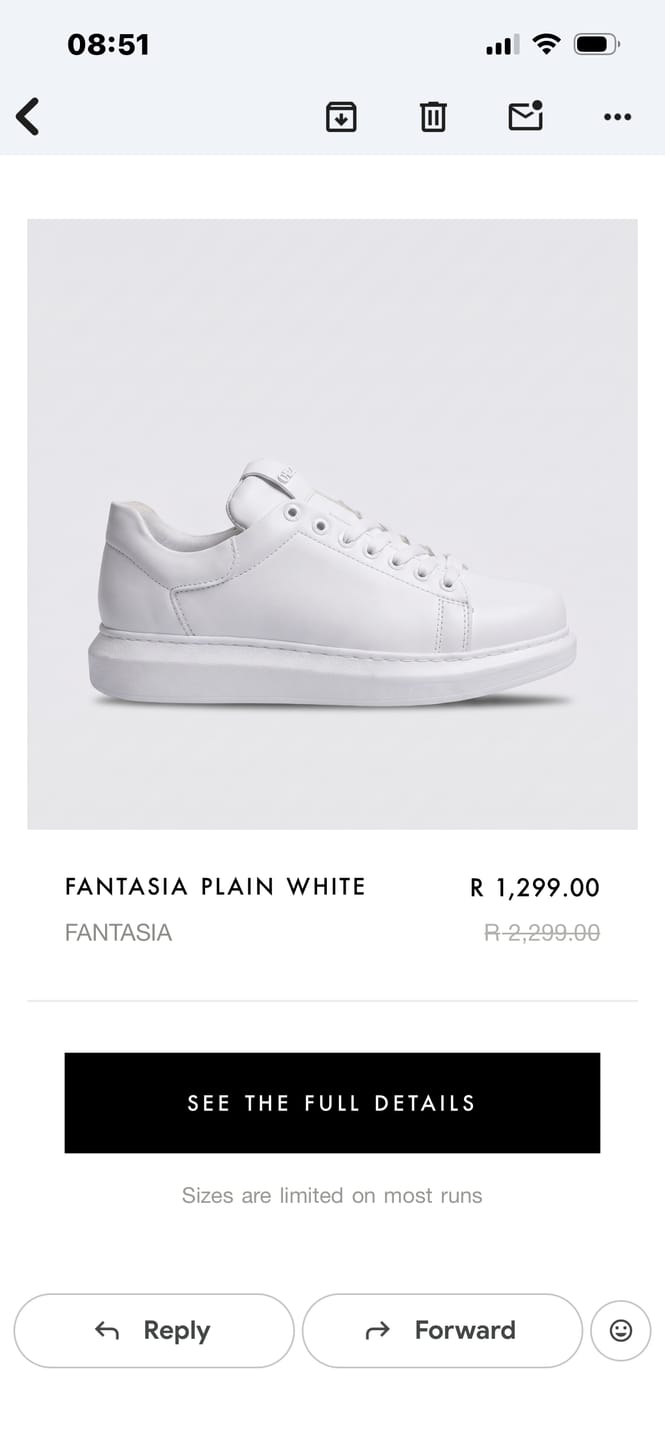 Customer photo review of FANTASIA PLAIN White