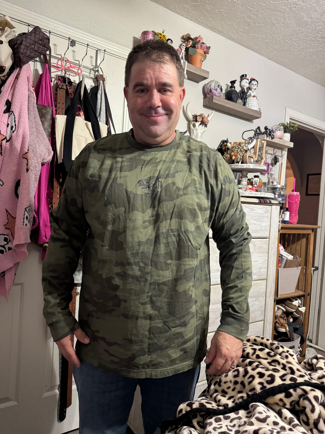 Customer photo review of 80Eighty® Camo LongSleeve Shirt