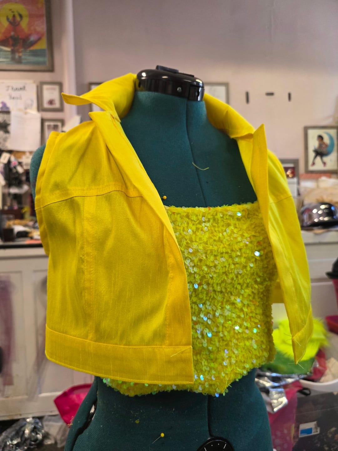 Customer photo review of Sequin on Velvet