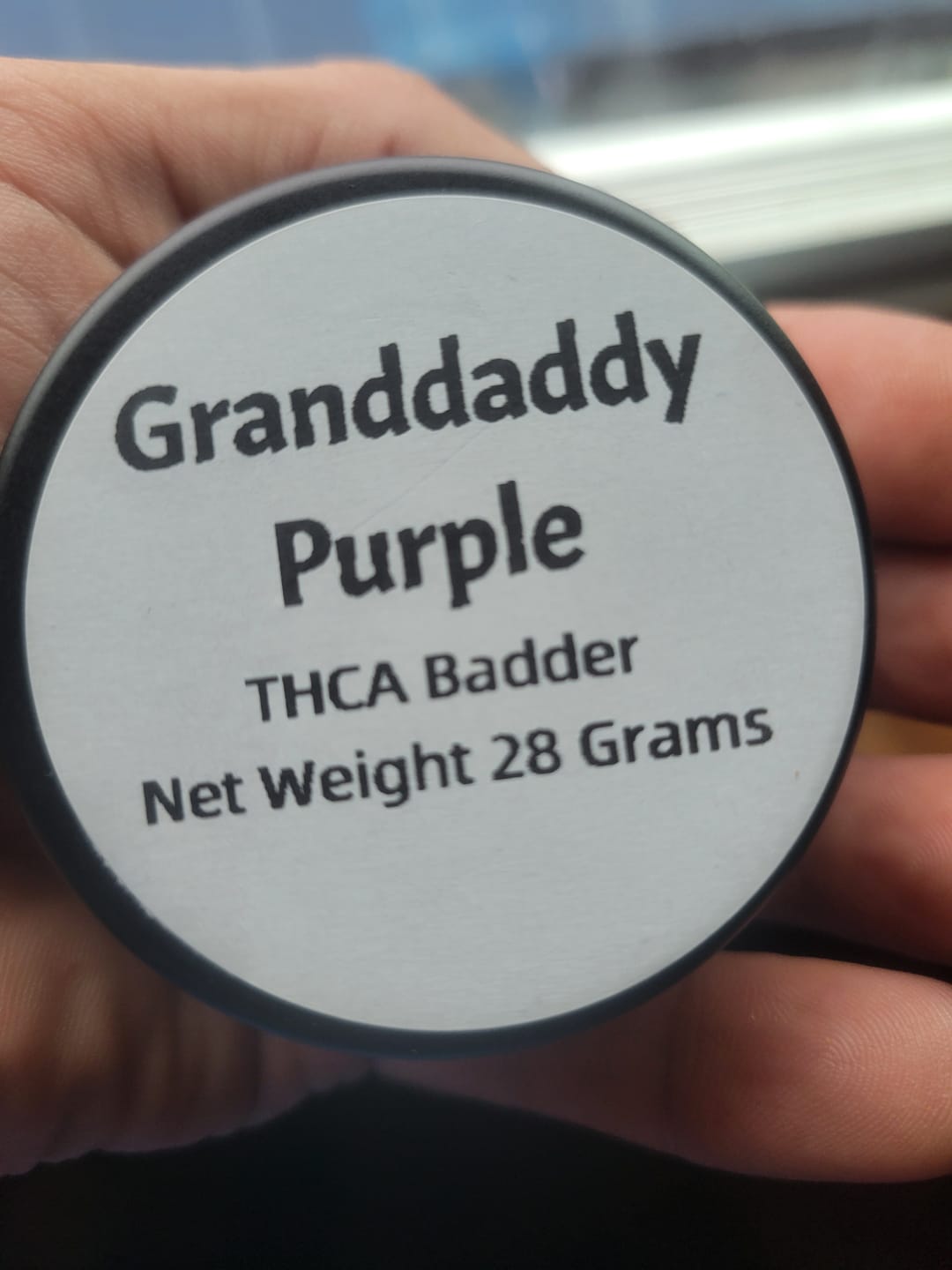Customer photo review of Granddaddy Purple | THCA Badder