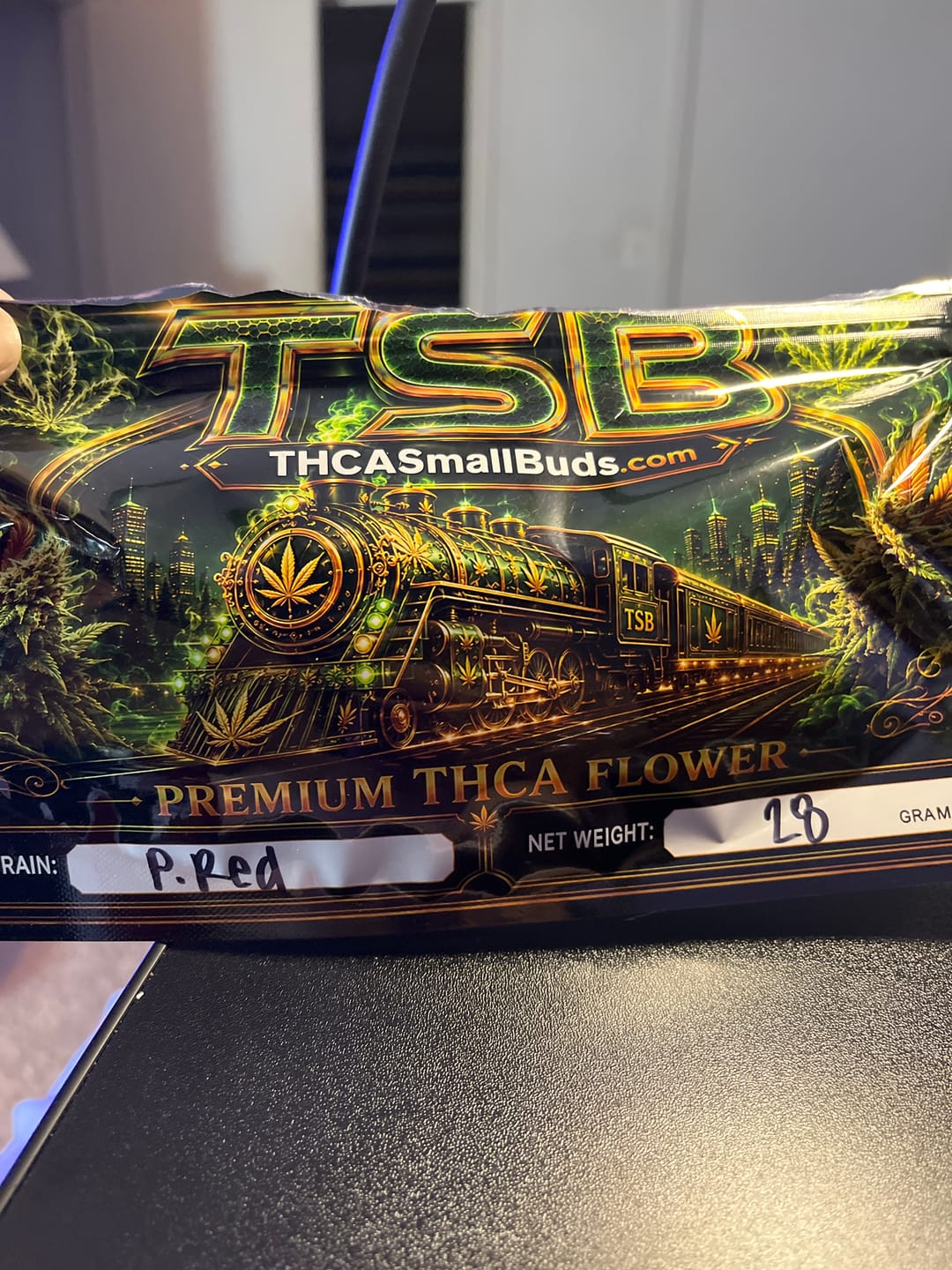 Customer photo review of Panama Red THCA Flower