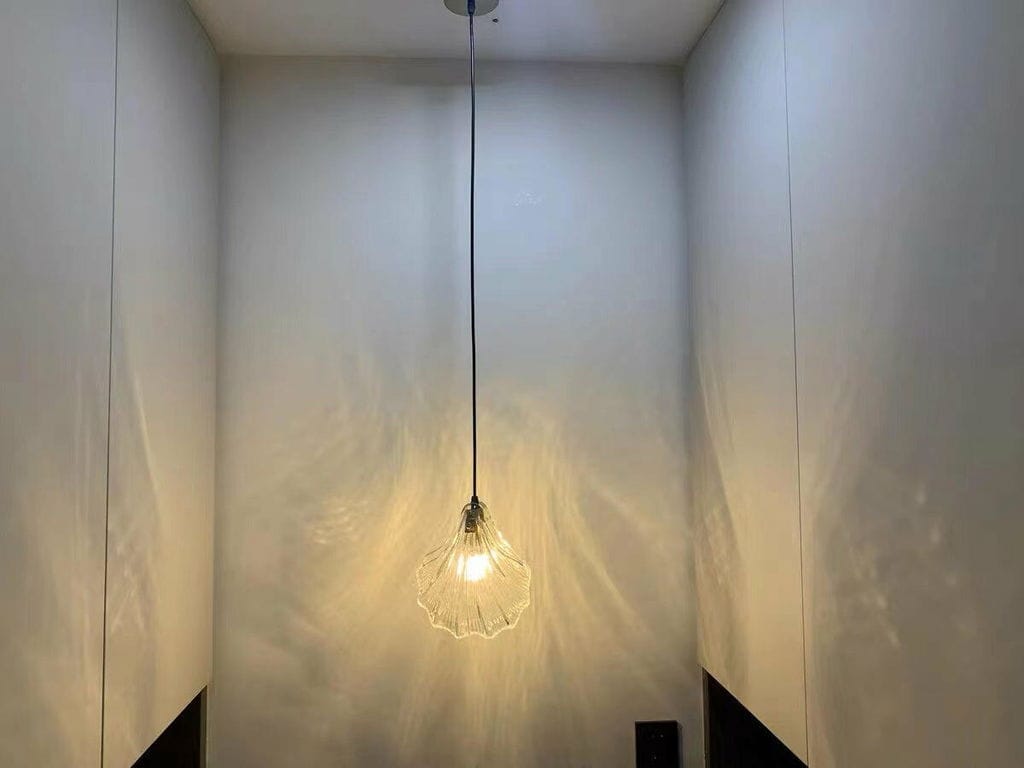 Customer photo review of Glass Pendant Light, Nested Glass Globe, Brass Hardware, Cluster
