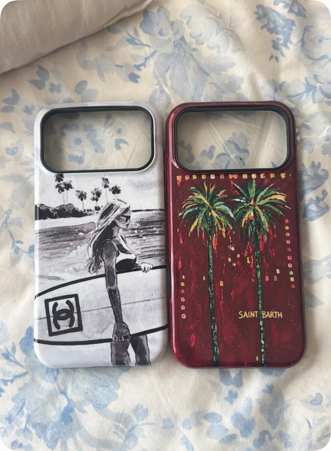 Customer photo review of Miami Collection Burgundy Phone Case