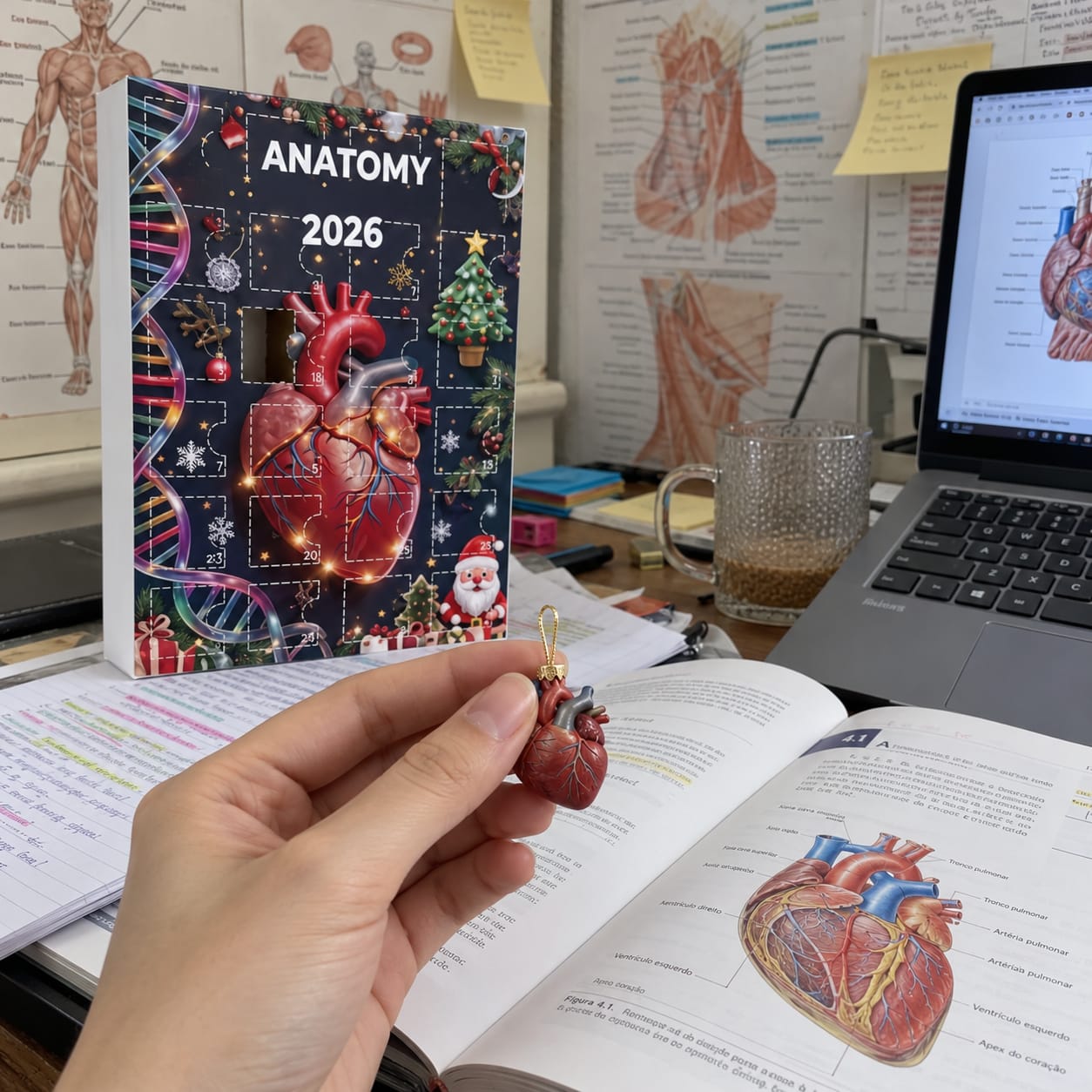 Customer photo review of Calendario de Adviento de Anatomía