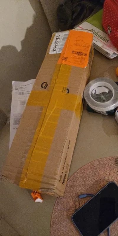 Customer photo review of Slim Wall Light, 55 cm Acrylic Shade, Integrated LED, Wall Sconce