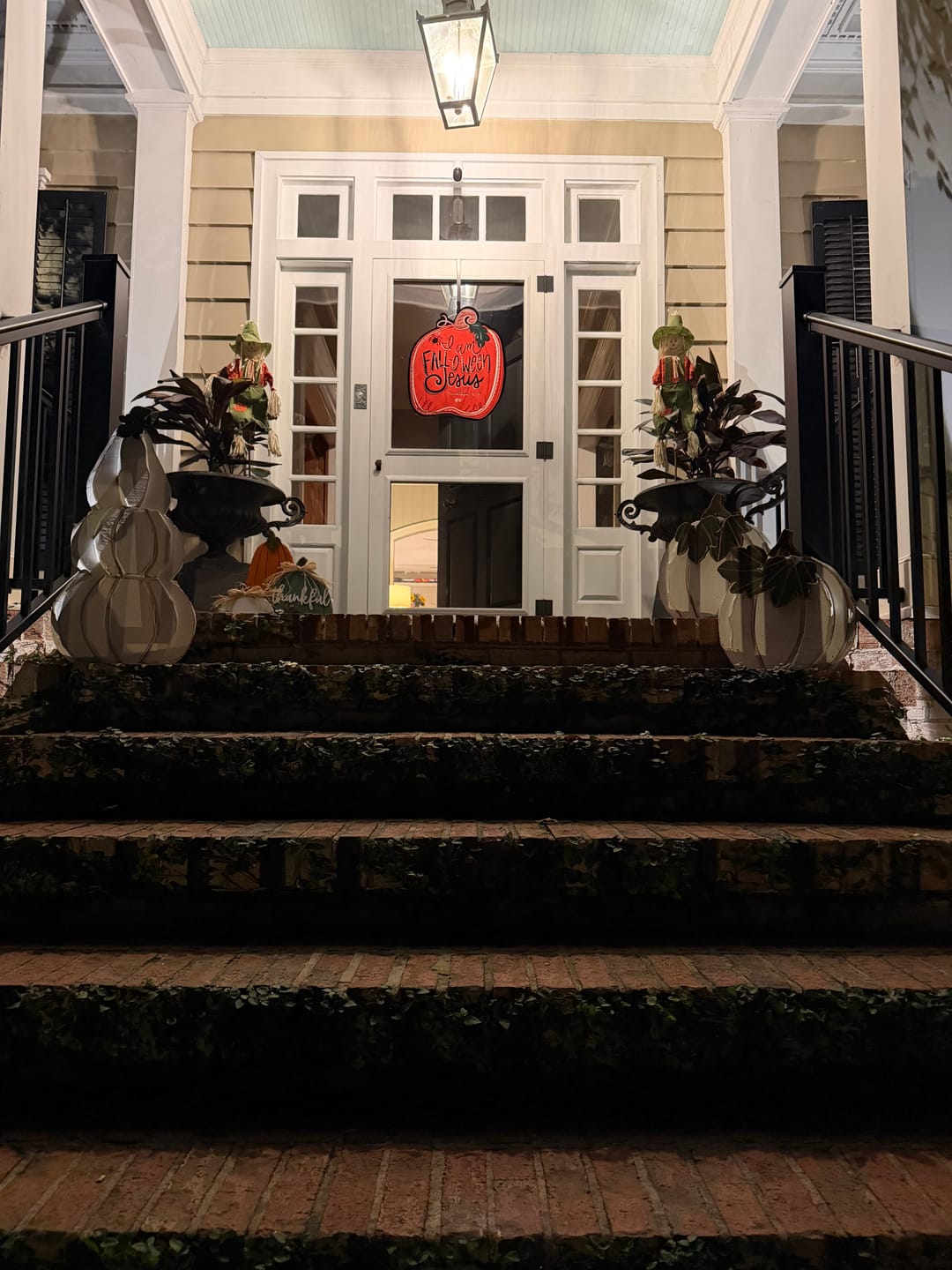 Customer photo review of I am FALL-O-WEEN JESUS Pumpkin