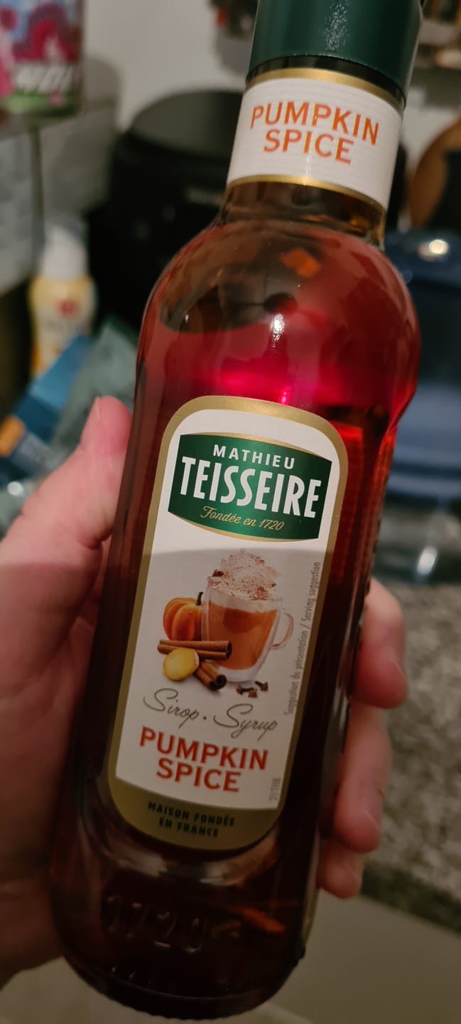 Customer photo review of Pumpkin-Spice Sirup für Herbst & Halloween | Kürbis Zimt Nelken Geschmack
