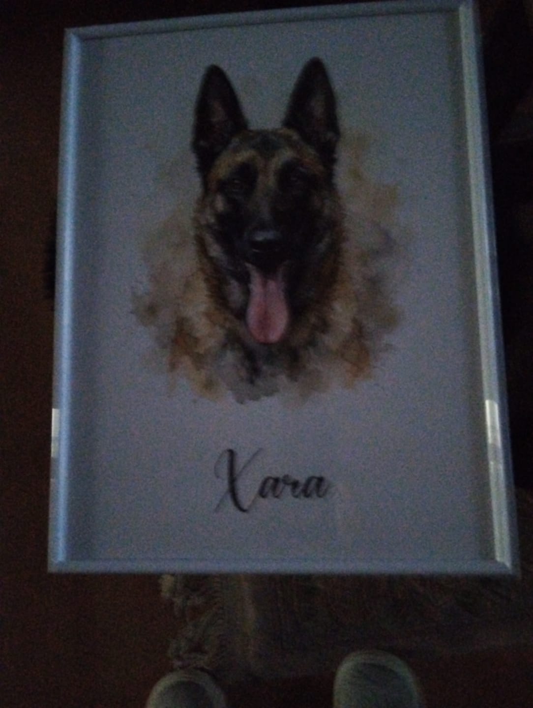 Customer photo review of Tierportrait als Aquarell-Kunstwerk