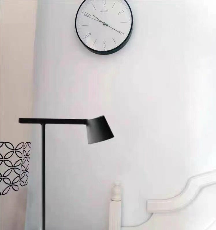 Customer photo review of Modern Table Lamp, Aluminium, Slanted Shade, Switchable Colour LED