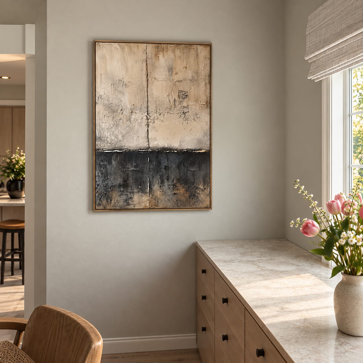 Customer photo review of Weathered Calm Wall Art