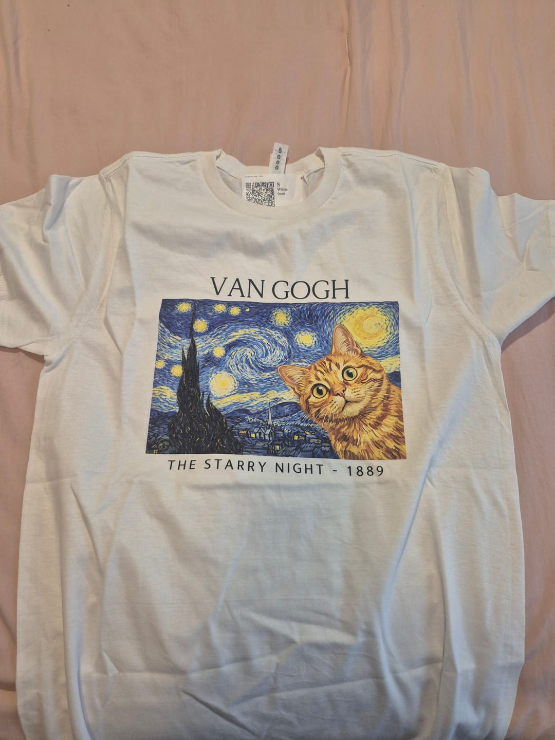 Customer photo review of The Starry Night Personalized T-Shirt
