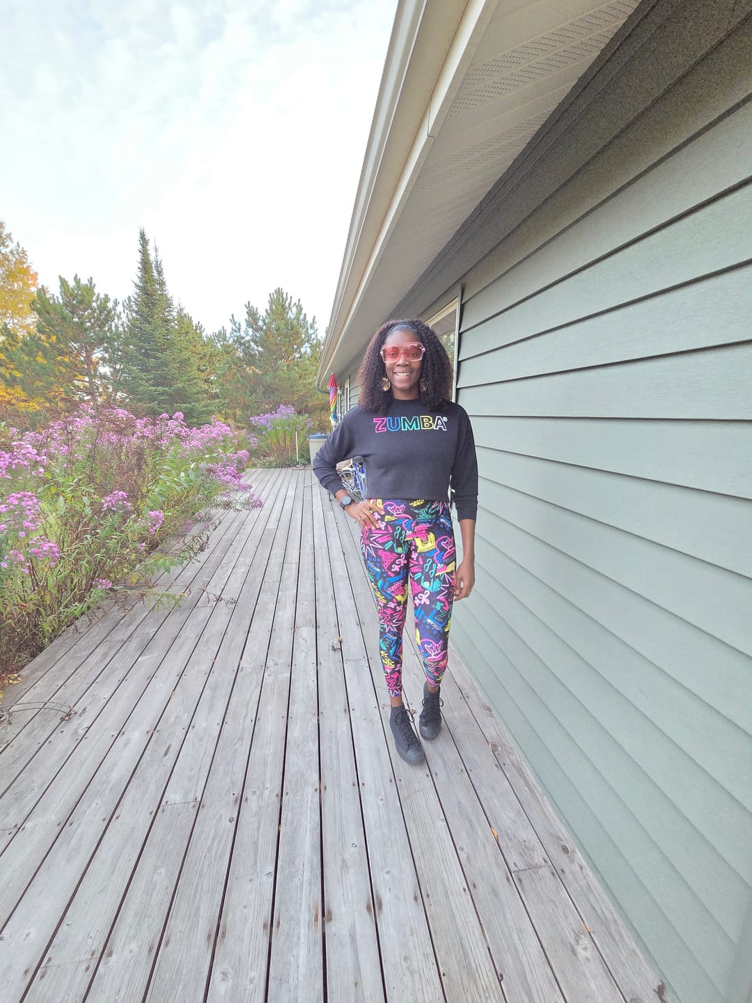 Customer photo review of Sizzlin' High Waisted Ankle Leggings