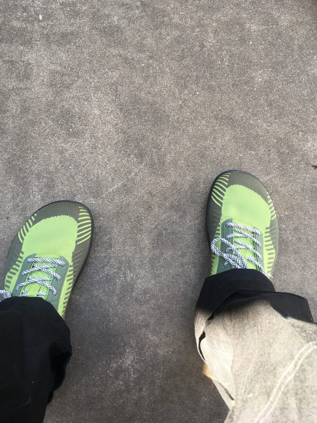 Customer photo review of GRABBING SHOES ROOTS