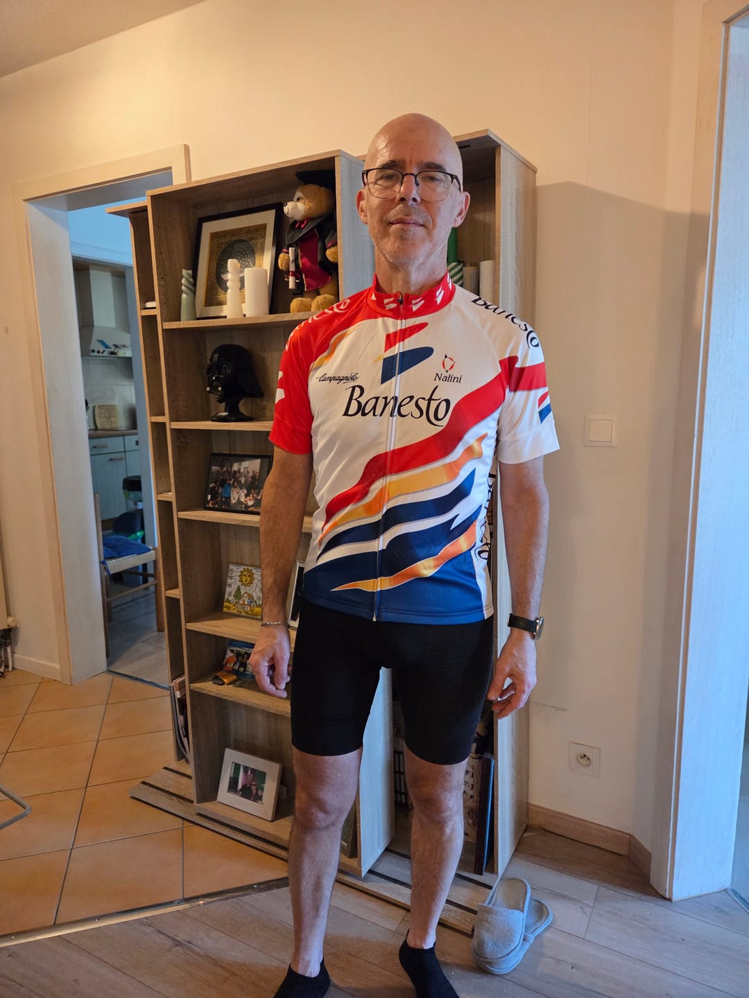 Customer photo review of Banesto Retro Cycling Shorts