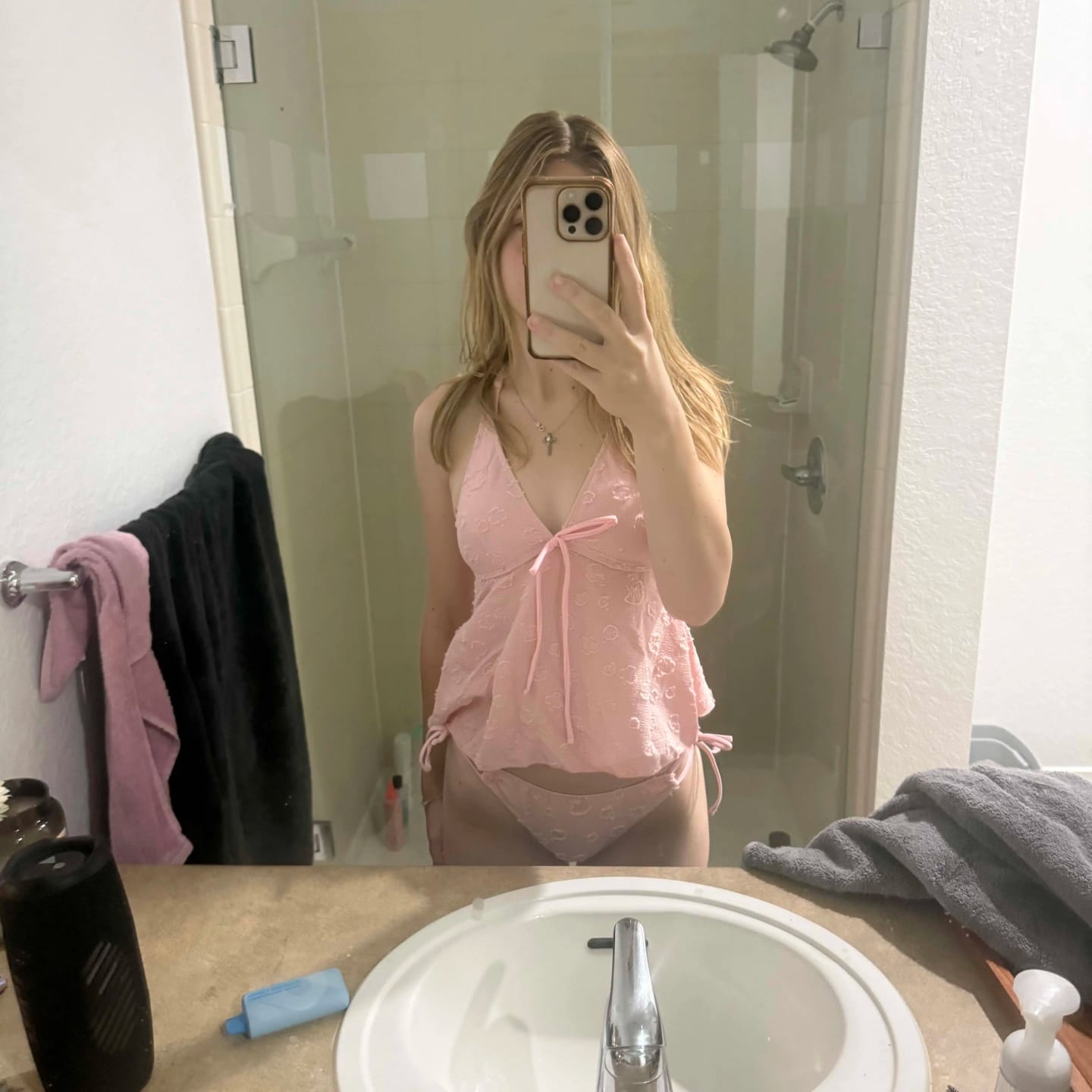 Customer photo review of Emoswim - Womens Fashion Tankini Swimsuit Stylish Two-Piece Swimwear Comfortable Beachwear