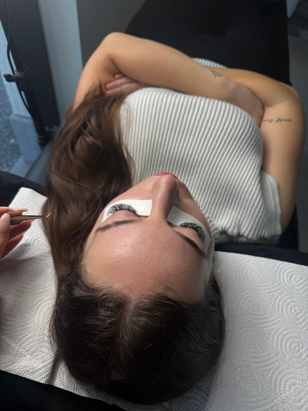 Customer photo review of U Shaped 3D Lash Extensions
