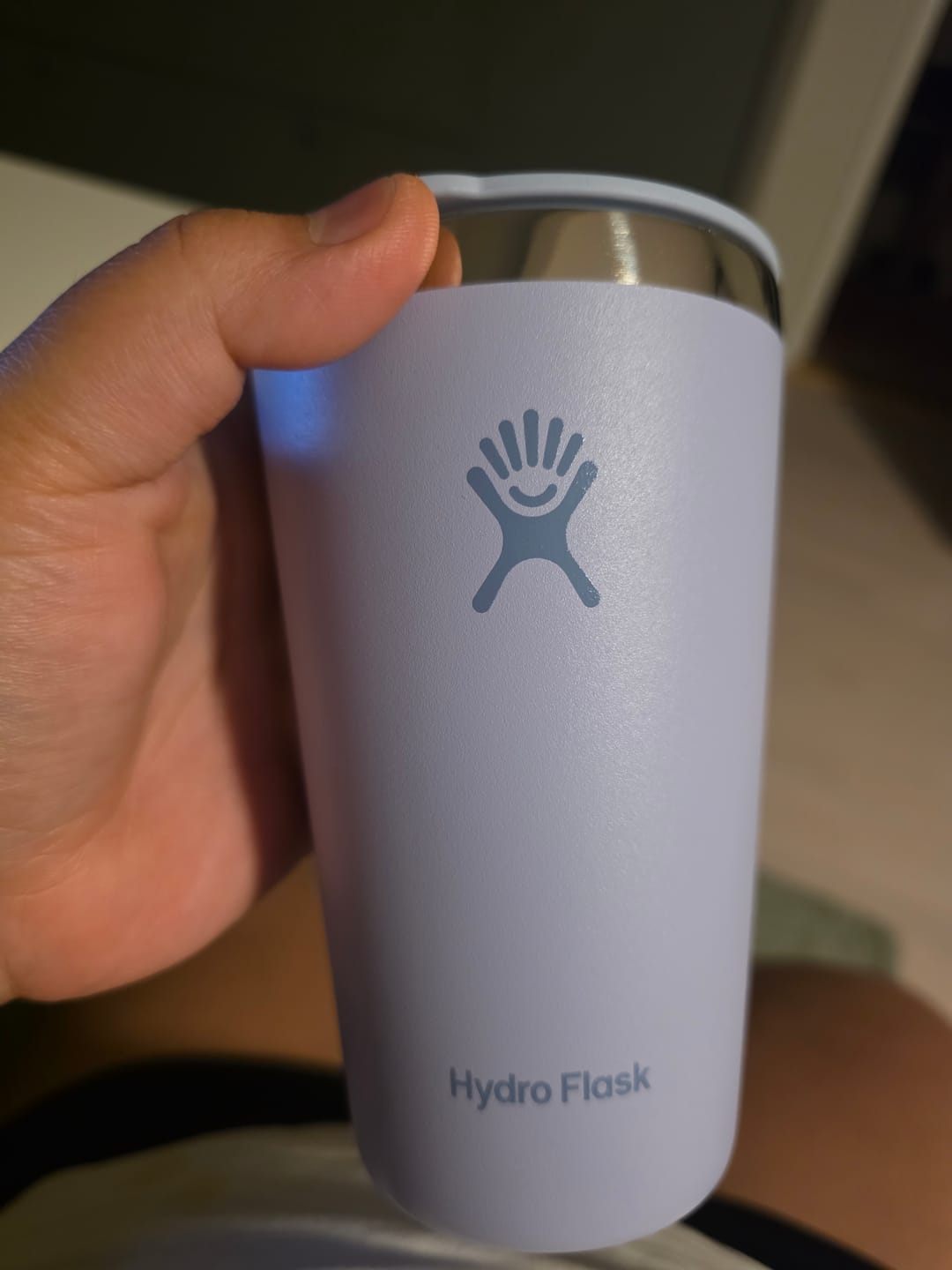 Customer photo review of Hydro Flask All Around Tumbler Press-In Lid 16oz, Surf