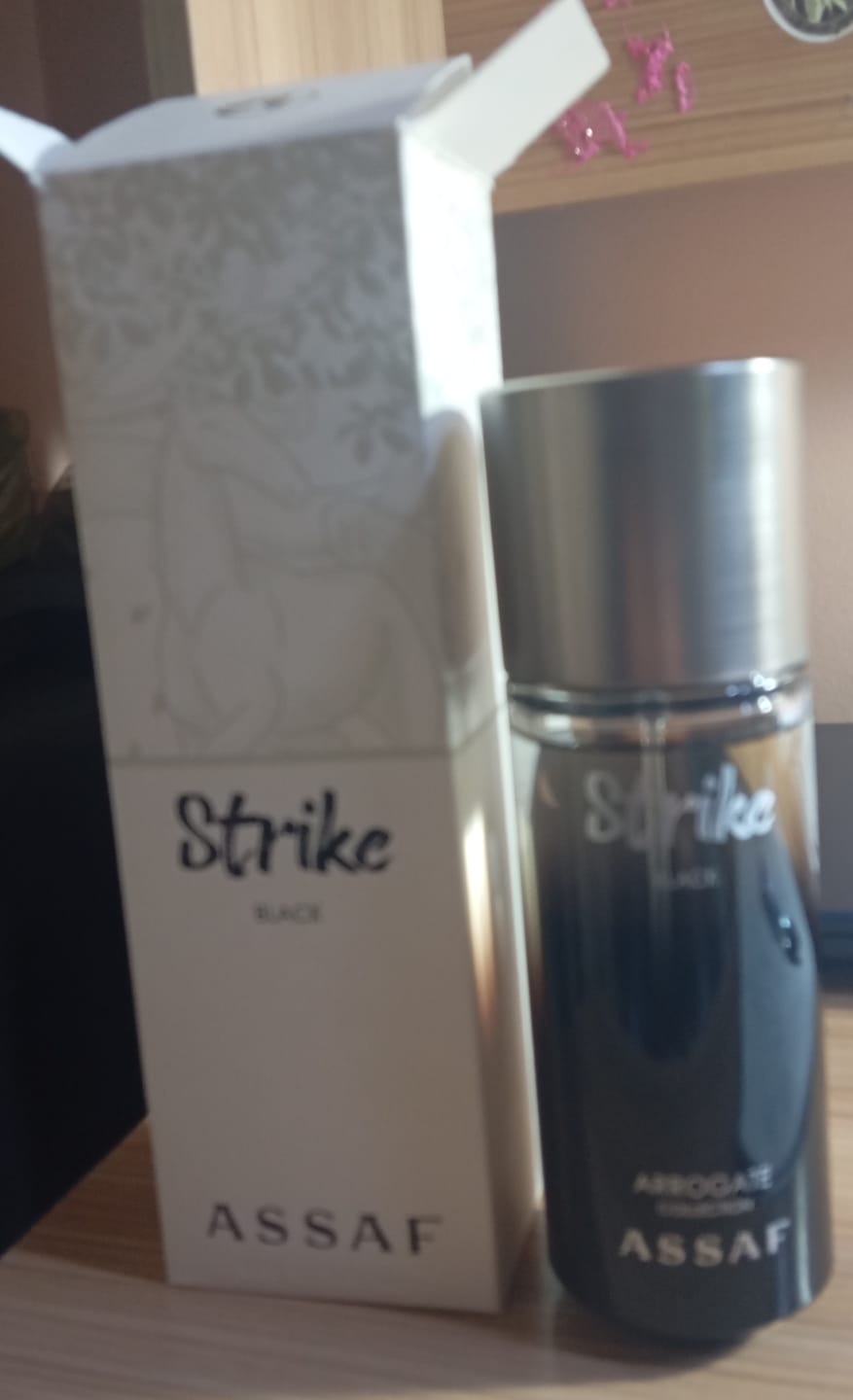 Customer photo review of ASSAF STRIKE BLACK EDP FOR MEN