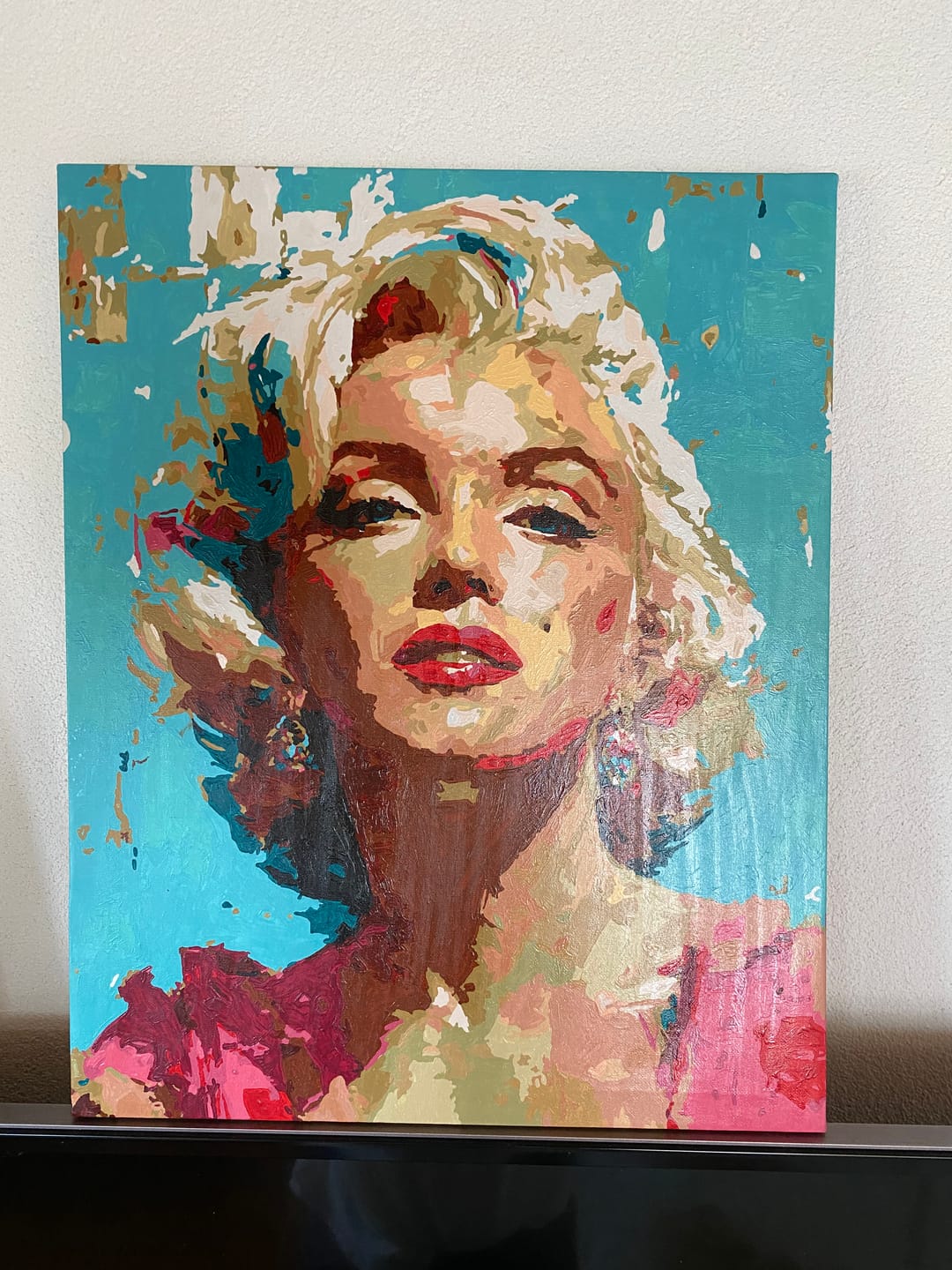 Customer photo review of Malen nach Zahlen - Ausdrucksstarke Marilyn