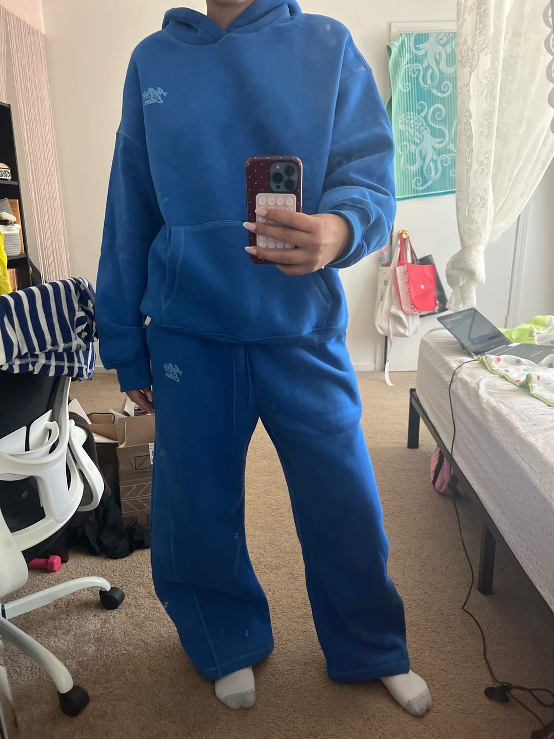 Customer photo review of Soufflé Baggy Hoodie Set