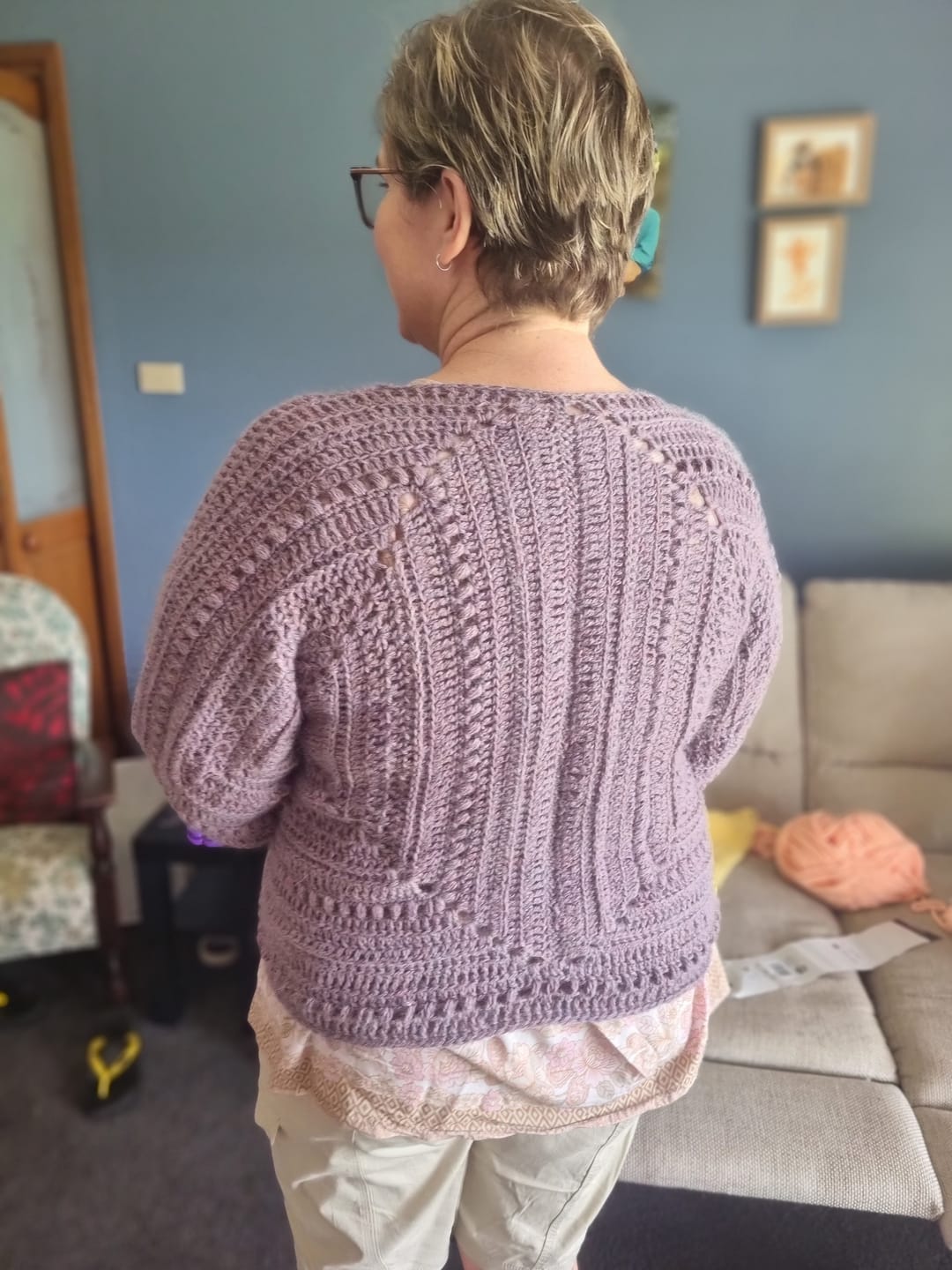 Customer photo review of Alpaca 8 ply - Heirloom