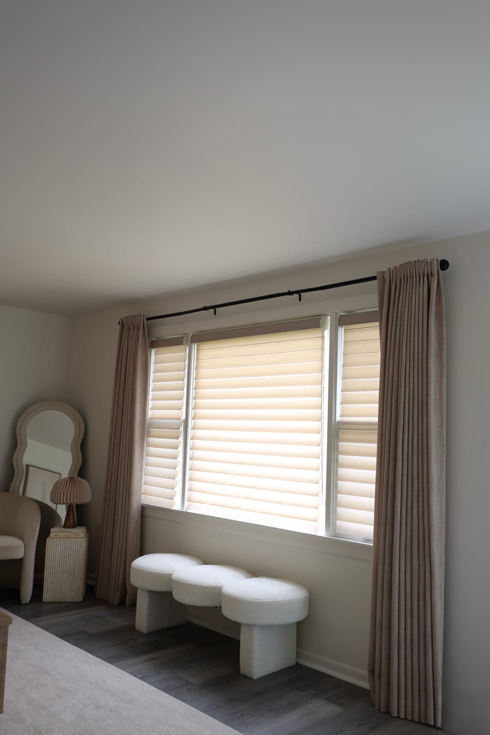 Customer photo review of Altocumulus Light Filtering Shangri-La Sheer Shades