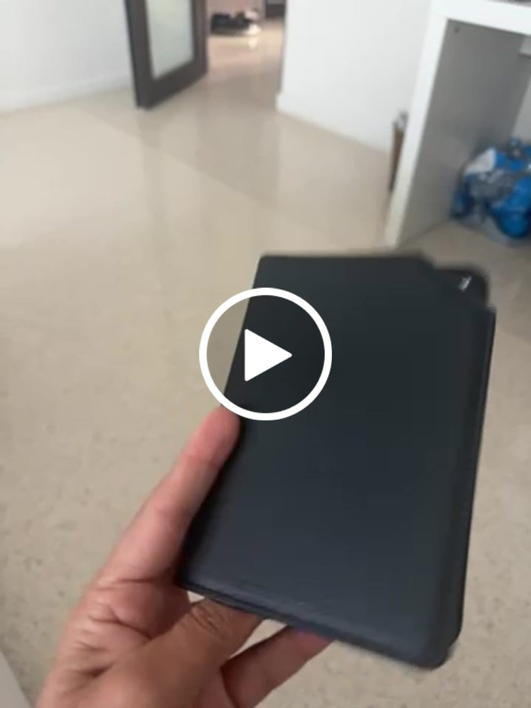 Customer video review of Passport Holder Air