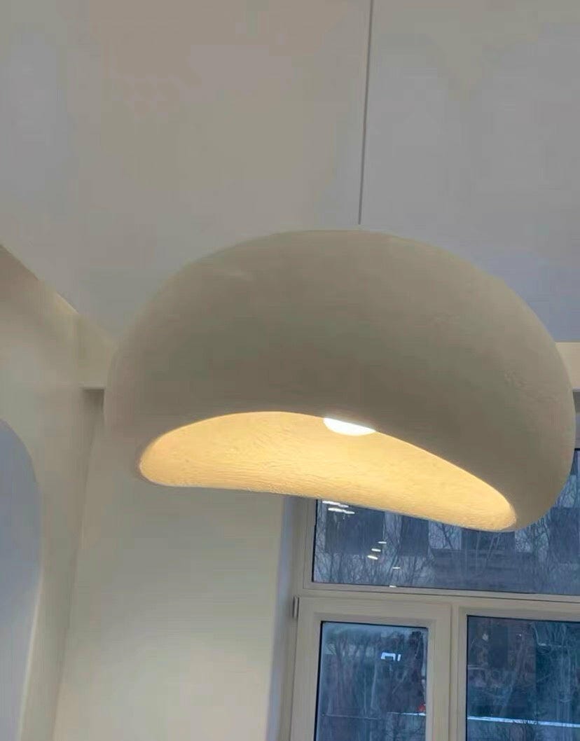 Customer photo review of Pendant Light, Nubia Cloud Sphere, Polystyrene Shade, E26 LED