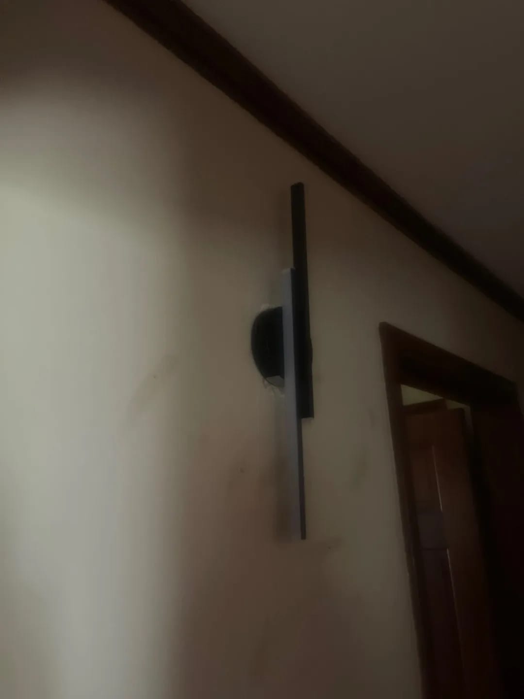 Customer photo review of Slim Wall Light, 55 cm Acrylic Shade, Integrated LED, Wall Sconce