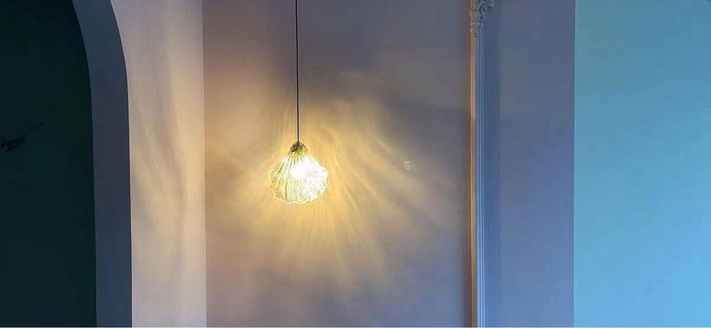 Customer photo review of Glass Pendant Light, Nested Glass Globe, Brass Hardware, Cluster