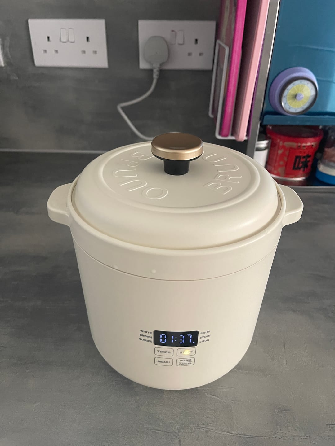 Customer photo review of BRUNO Mini Digital Rice Cooker | BOE127