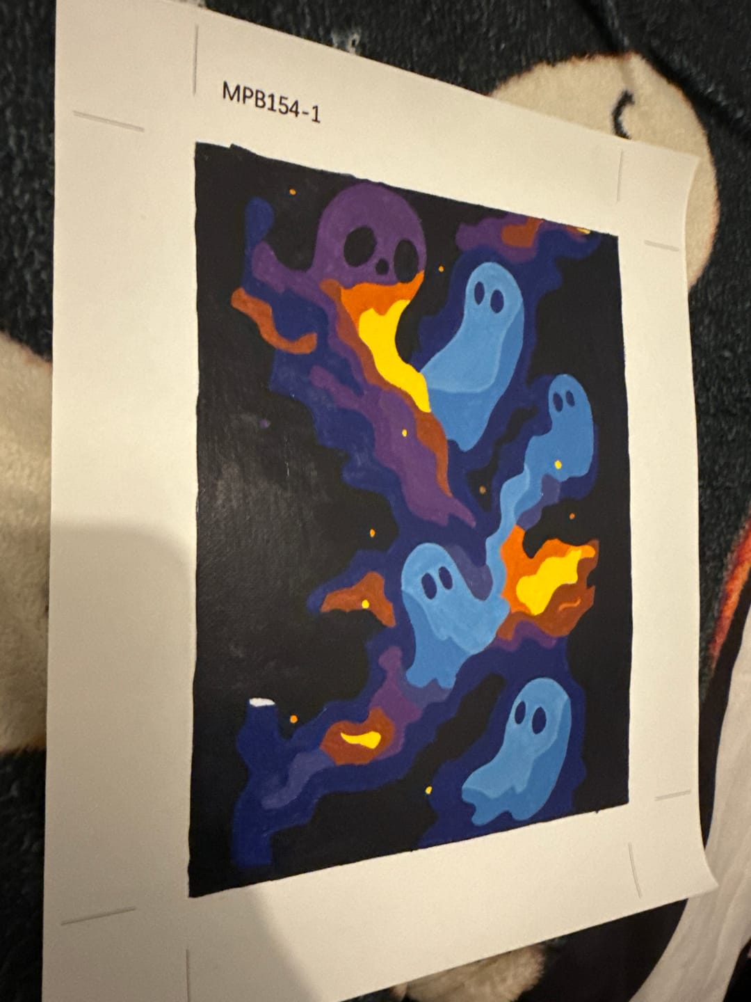 Customer photo review of 6 Mini Paintings - Halloween Vibes