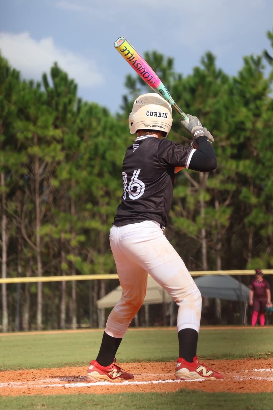 Customer photo review of USA Pop Baseball & Softball Batting Gloves | Strap Cuff (w/ Carrying Zip Bag)