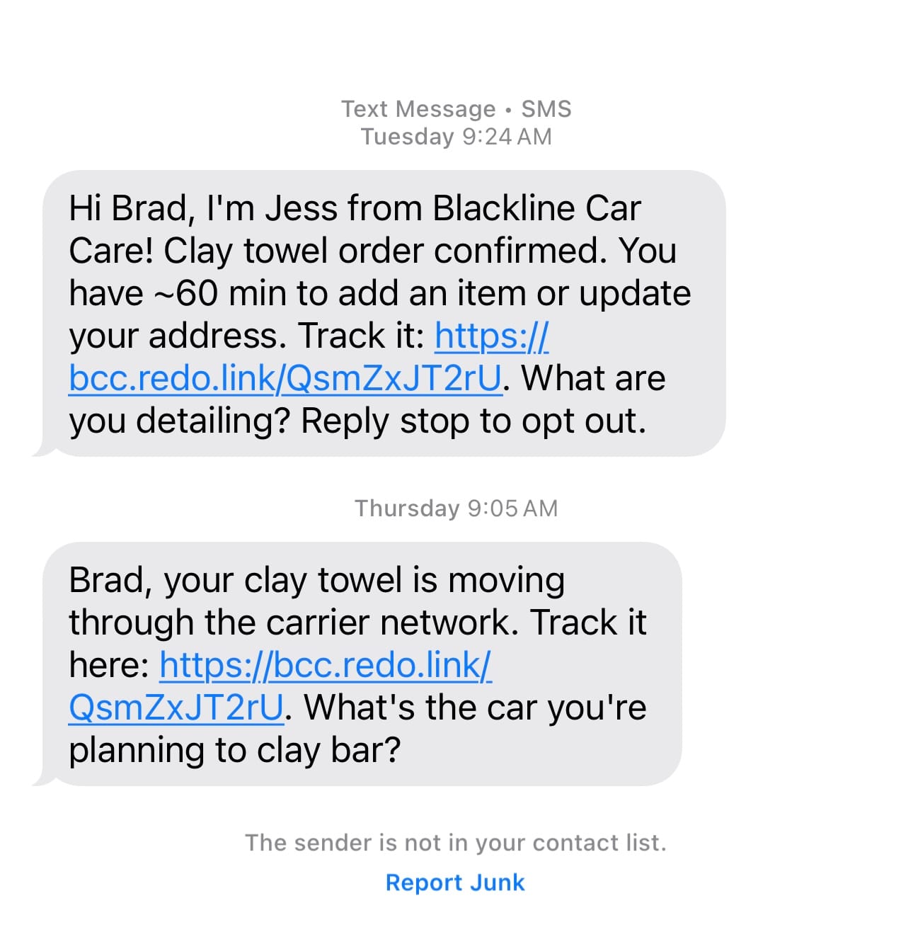 Customer photo review of BLACKLINE® SYNTHETIC CLAY TOWEL