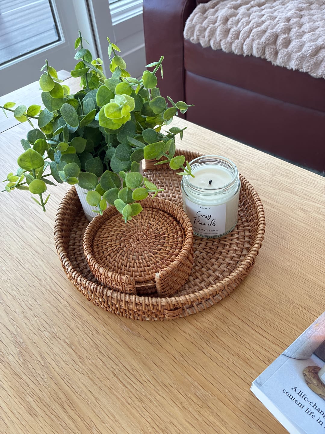Customer photo review of "Cosy Reads" Book Candle