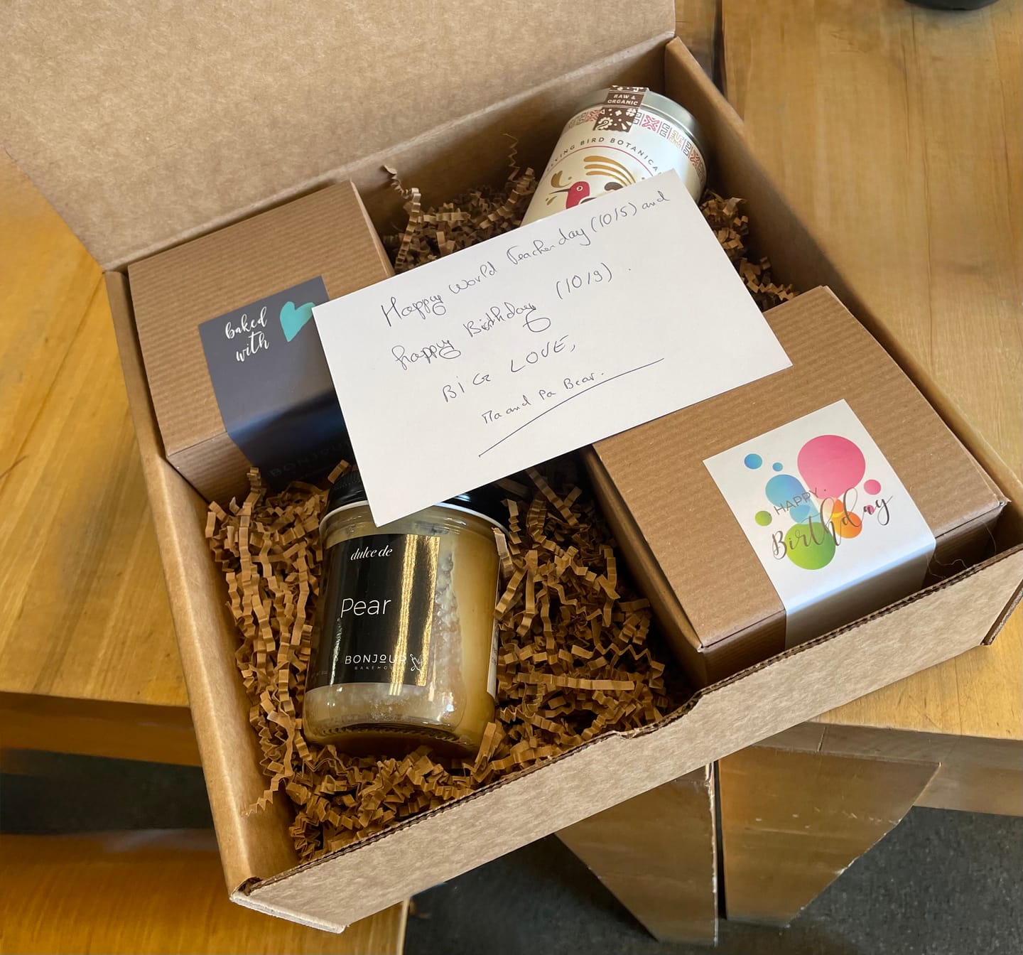 Customer photo review of Ultimate Gift Box - Happy Birthday