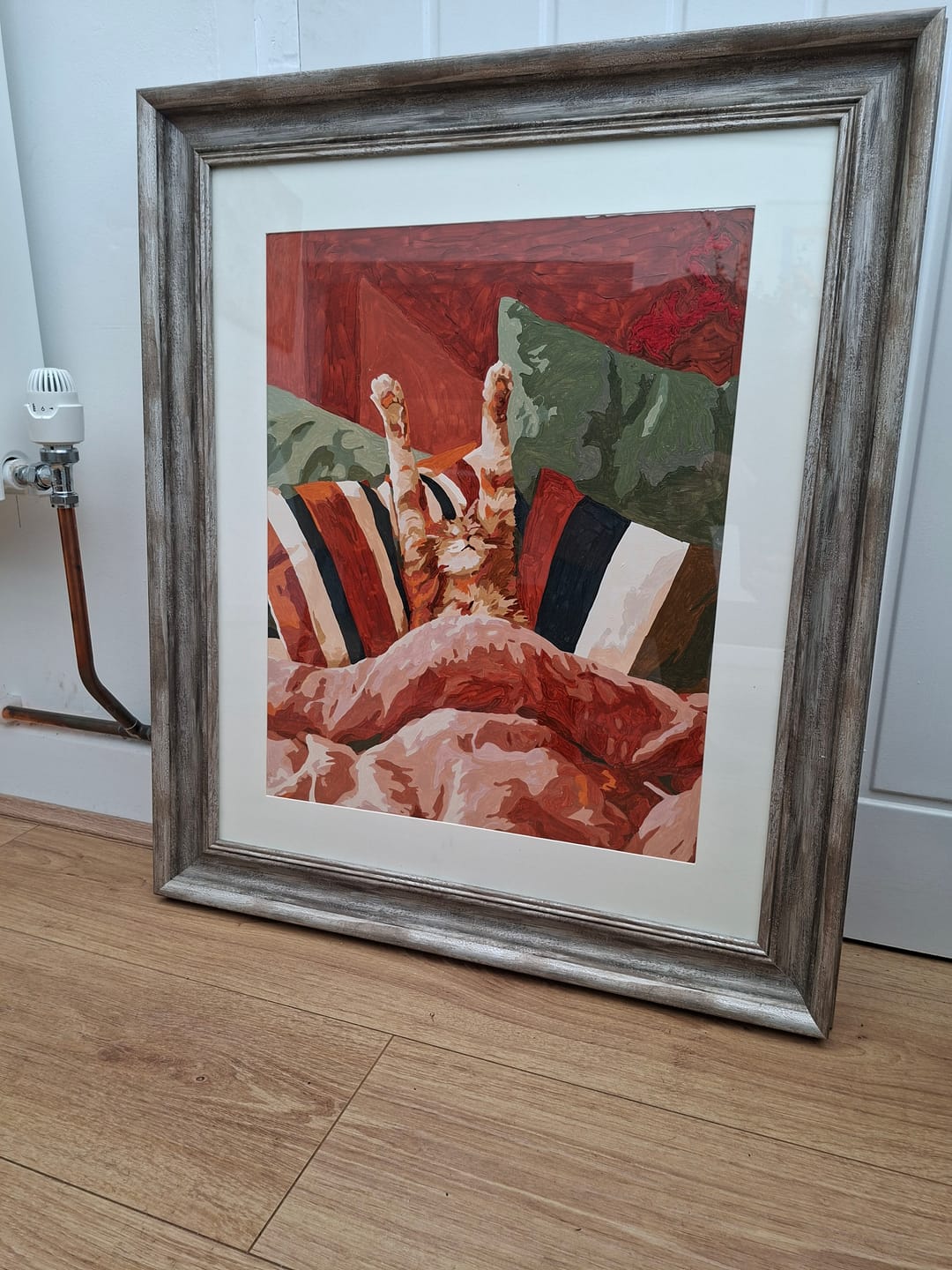 Customer photo review of Morning Stretch | Paint by Number