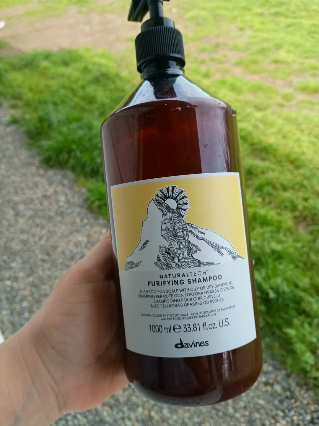 Customer photo review of Shampoo Anticaspa Purifying Naturaltech Davines