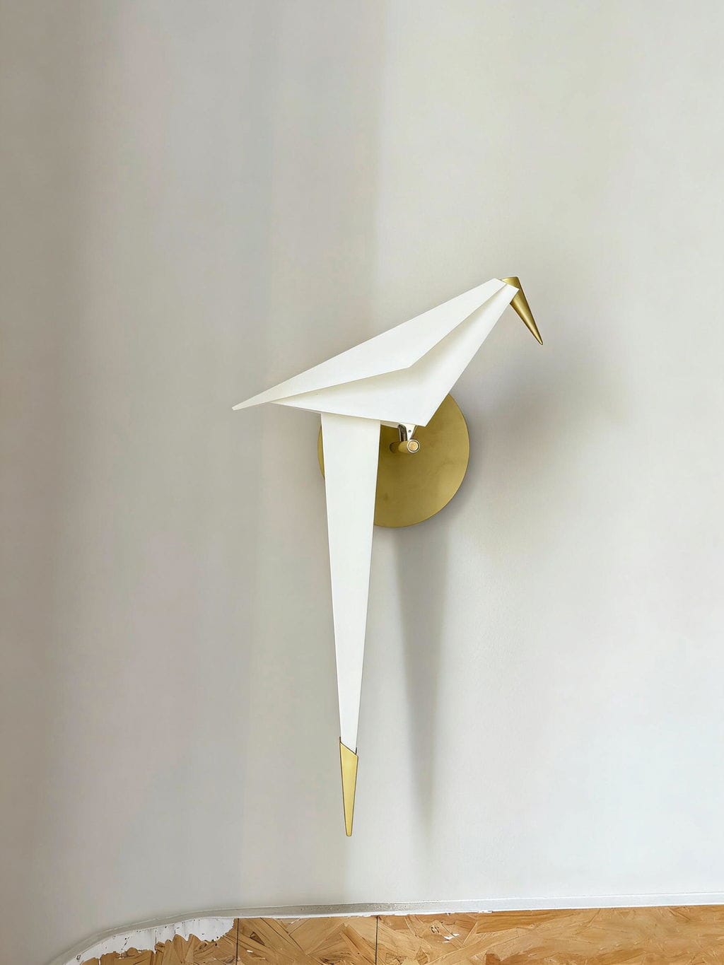 Customer photo review of Wall Light, Gold Bird Shaped Body, Wall Sconce, Integrated LED