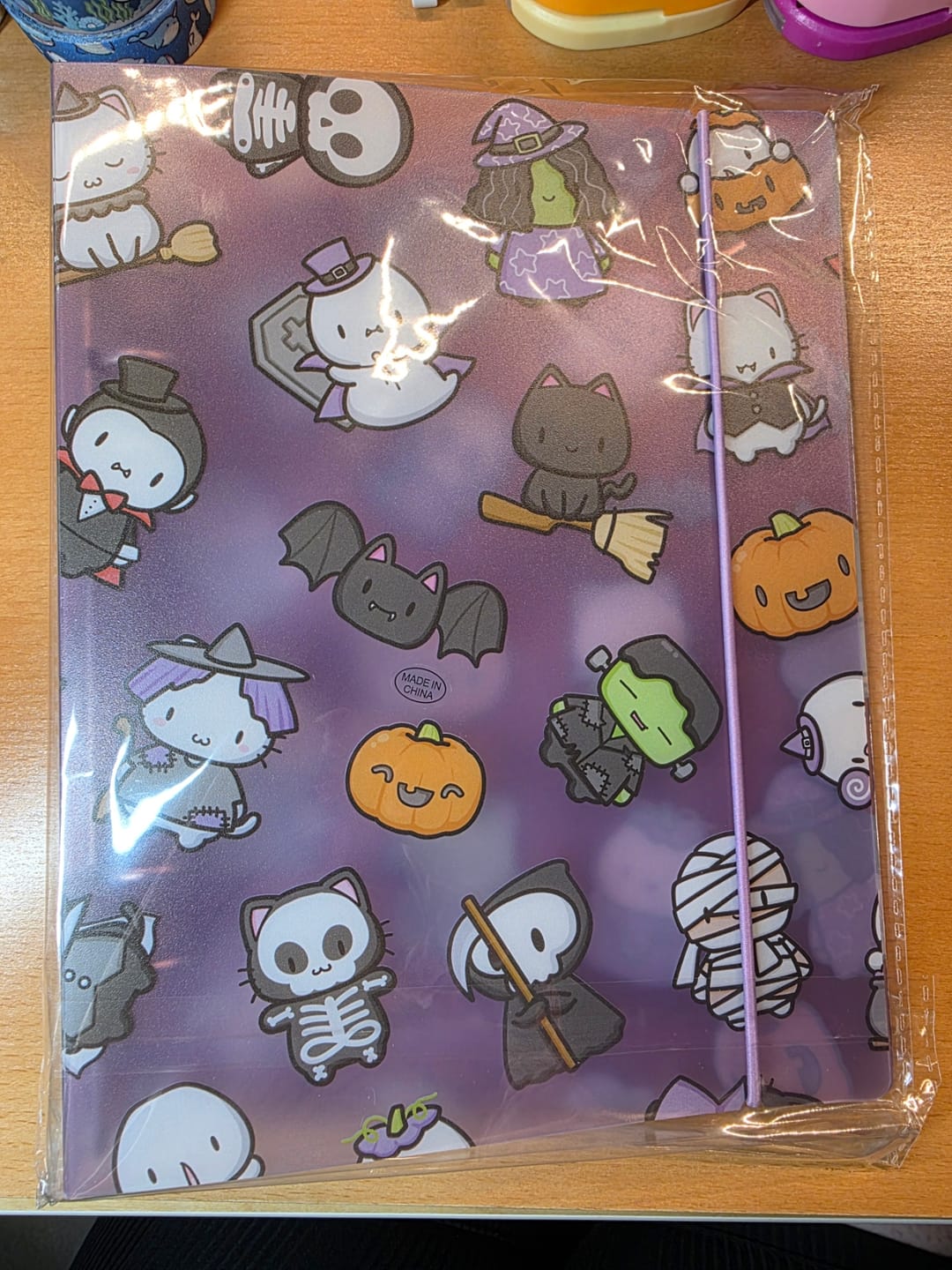 Customer photo review of Sticker Storage Binder - Halloween Binder (S Size)