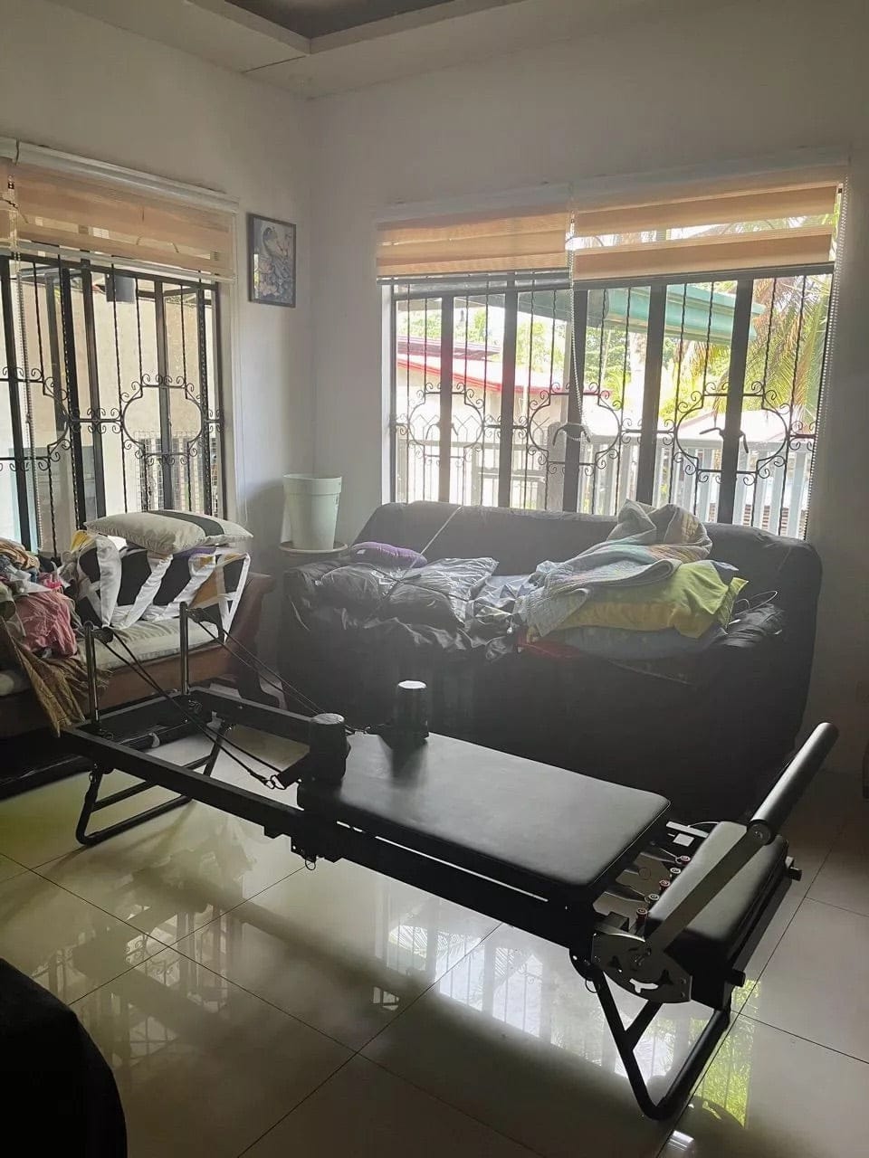 Customer photo review of GoodForm™ Pilates Reformer