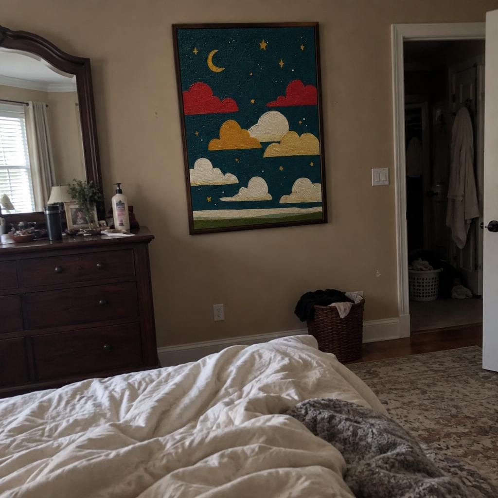 Customer photo review of Celestial Cloudscape Night