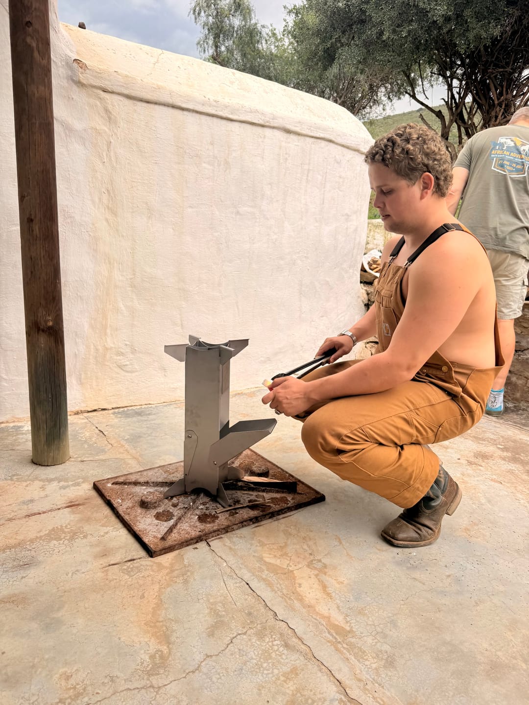Customer photo review of BraaiPlank™ ROCKETSTOVE+ with Carry Bag