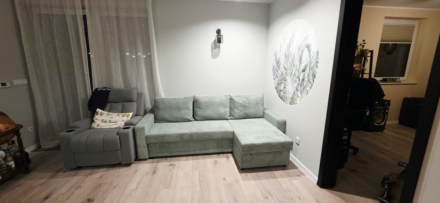 Customer photo review of Narożnik NEO BP sztruks