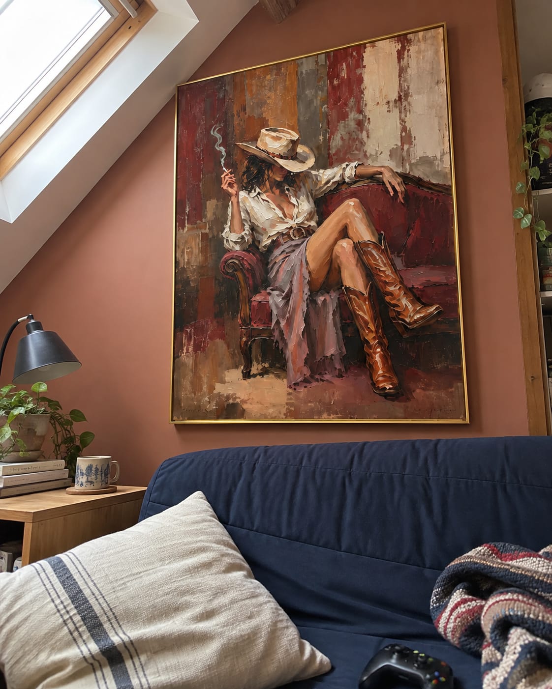 Customer photo review of Cowgirl Wall Art | After the Dust Settles