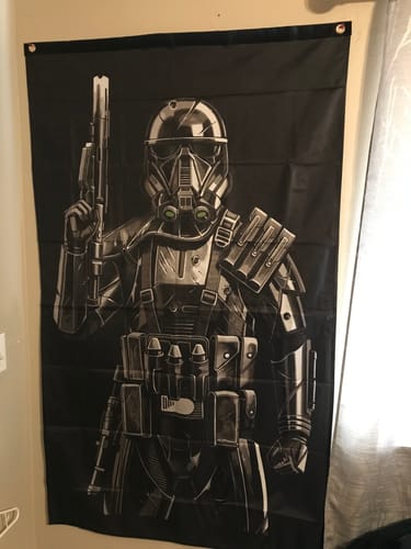 Customer photo review of Death Trooper Flag